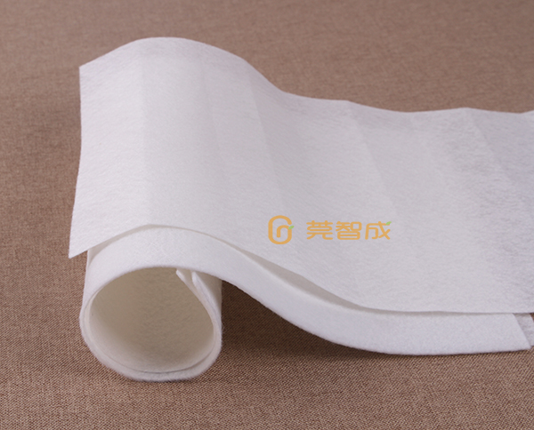 白色針刺無(wú)紡布