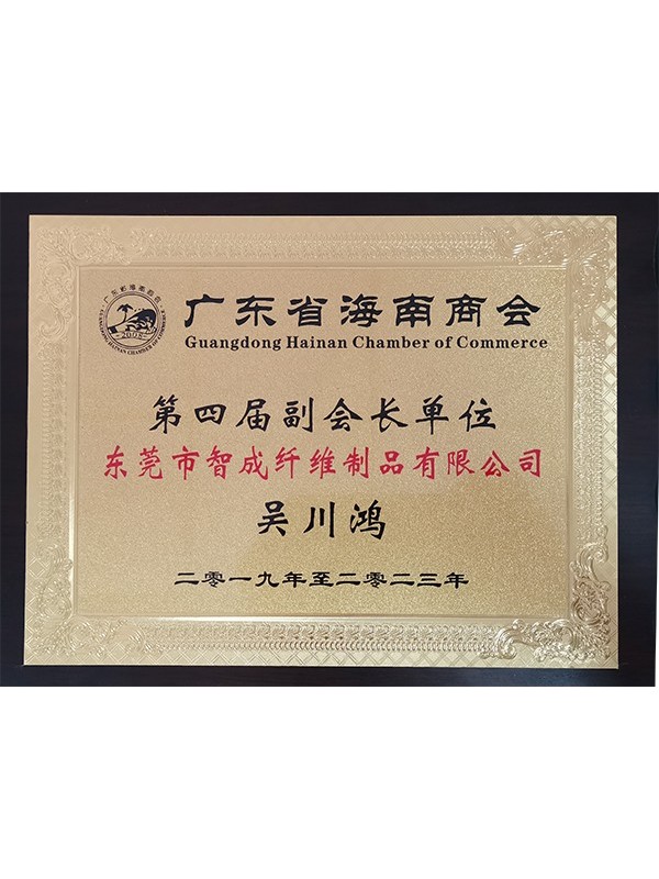 智成總經(jīng)理廣東省海南商會(huì)第四屆副會(huì)長(zhǎng)單位